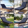 thumbnail image 3 of YEERSWAG 72x21x3 Inch Recliner Cushion Chaise Lounge Cushion Non Slip Waterproof Anti-fading Chair Cushion,Outdoor Living Adjustable Beach Patio Garden Furniture Cushion with Ties, 3 of 9
