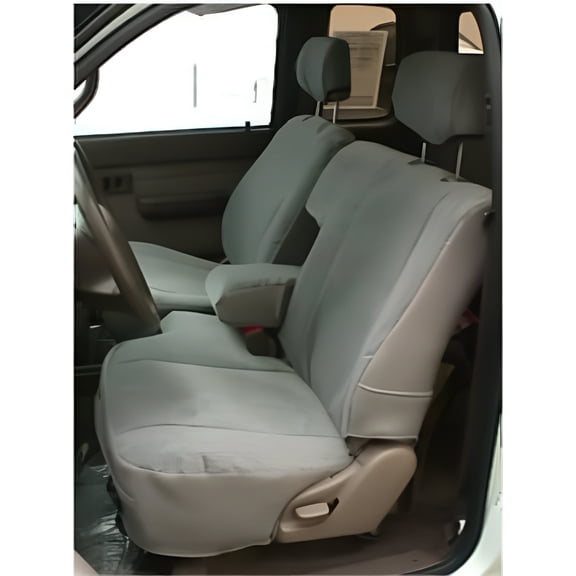 Durafit Covers T772-V4/Q3 Tan, Velour, Exact Fit, Front 60/40 Split Bench Seat Covers, 2 Pieces