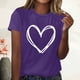 thumbnail image 4 of Fiudx Camisetas para Mujer Top de Manga Corta para Mujer, Informal, con Cuello Redondo, Sexy, con Estampado Degradado, Regular, para Verano, 4 of 6