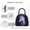 thumbnail image 4 of Pofeuu Rainbow Spotted White Horse Print Lunch Bag for Adult Insulated Lunch Box,Leakproof Cooler Food Lunch Containers Reusable High Capacity Lunch Tote Bags-One Size, 4 of 6