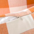 thumbnail image 4 of Pack of 2 Fall Buffalo Check Throw Pillow Covers Plaids Farmhouse Throw Pillows Linen Soft Decorative Couch Pillow Covers Home Decor Cushion Case for Sofa Bedroom 20x20 Inch Orange and White, 4 of 6