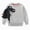 Grey, variant on larppty Toddler Boys Crewneck Dinosaur Sweatshirts Long Sleeve Tops (Grey,3-4 Years)