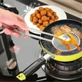 thumbnail image 3 of Koszal Kitchen Multi-Purpose Filter Spoon Tongs Fried Food Strainer Clamp Colander Tool, 3 of 7