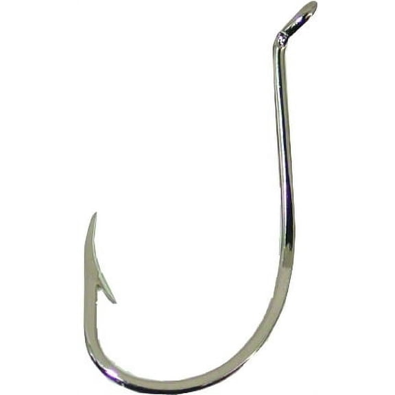 Mustad 92553-NI-1/0-8 Classic Beak Hook Size 1/0 Barbed Forged 1X