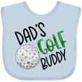 thumbnail image 3 of Inktastic Dad's Golf Buddy with Golf Ball Boys or Girls Baby Bib, 3 of 4