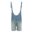 thumbnail image 3 of YDLCAFD Women's Adjustable Strap Washed Denim Jumpsuit With Pockets XL, 3 of 3