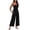 Black, variant on Strapless Jumpsuits for Women Smocked Solid Sleeveless One Piece Wide Leg Pants with Pockets,Beige,Women's S-XXL