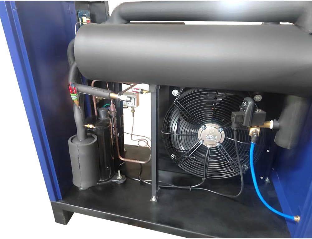 HPDAVV Industrial Refrigerated Compressed Air Dryer 255 CFM 230V/60HZ/1-Phase for 50HP Air Compressor R407C