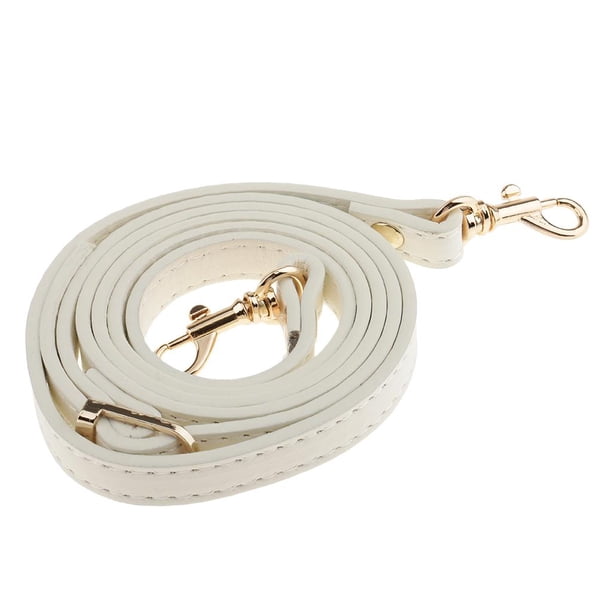 Correa de cuero PU ajustable Hugo Beige Correas de bolso