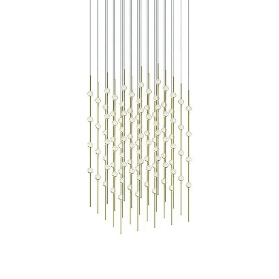 Sonneman 2168.38C Constellation Cosmic Cube 100 Light 21" Wide Led Abstract Multi Light