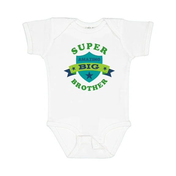 Inktastic Super Amazing Big Brother Boys Baby Bodysuit