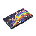 thumbnail image 3 of SaniMore Case for Samsung Galaxy Tab A8 Case 10.5" 2022 SM-X200/X205, Auto Wake/Sleep Pen/Card Holder Stand Dual Angle PU Leather Case Soft TPU Back Color Painting Magnetic Protective Case X200,B, 3 of 12