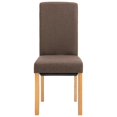 thumbnail image 4 of Charmma Dining Chairs 4 pcs Brown Fabric, 4 of 9