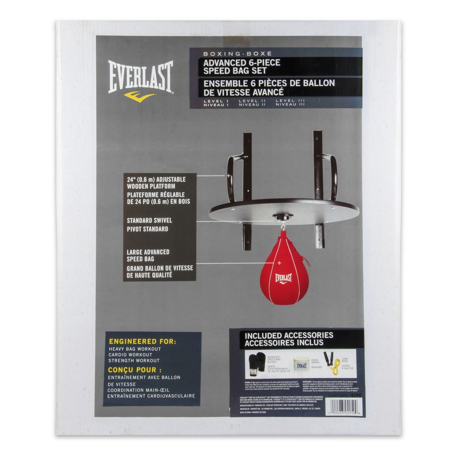 Everlast Sport Advanced Piece Speed Bag Set