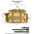 thumbnail image 4 of Riñonera multifuncional para pesca, bolsa de gran capacidad para guardar cañas, accesorios de pesca impermeables y especiales, 4 of 4