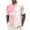 Light Pink, variant on Tie Dye Print Short Sleeve T Shirt Birdseye Breathable Comfort Casual Tee For Daily Wear Men Fashion Top, S, Light Pink