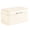 White, variant on Metal Bread Storage Bin With Flipping Top Lid Large Capacity Kitchen Food Container For Countertop