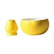 thumbnail image 3 of Cuenco tradicional para matcha y soporte para batidor, suministros para la ceremonia del té, cuenco de cerámica para amarillo, 3 of 9