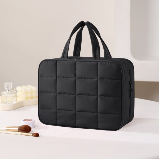 Bolsa de aseo con bolsa para guardar joyas, bolsa de aseo colgante, bolsa de viaje, bolsa de nailon para cosméticos