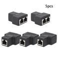 thumbnail image 1 of Adaptateur de Câble, Fiche de Séparation et Signal Sans Perte d'Interface RJ45 Résistant aux Chocs pour les Équipements Électroniques, 1 of 8