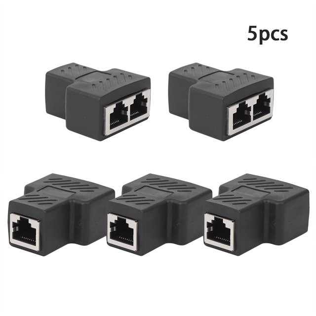 Adaptateur de Câble, Fiche de Séparation et Signal Sans Perte d'Interface RJ45 Résistant aux Chocs pour les Équipements Électroniques