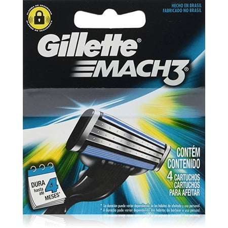 Gillette Mach 3 Razor Refill Cartridges, 8 Count
