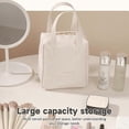 thumbnail image 3 of Large Capacity Makeup PU Bag Travel Portable Makeup Cosmetic Bag for Women, 3 of 3