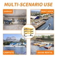 thumbnail image 3 of Freestanding Kayak Storage Rack - Holds  Kayaks, Heavy-Duty Adjustable Stand with Lockable Wheels for Canoe, SUP & Surfboard, 3 of 18