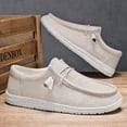thumbnail image 5 of Big Size Men's Casual Loafers Slip On Canvas Shoes Lightweight Driving Shoes Male Casual Sneakers Flats Walking Shoes, 5 of 10