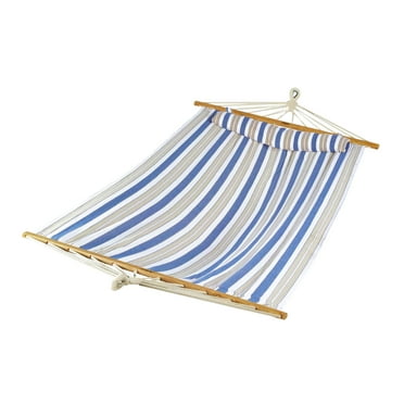 Bliss Hammocks Caribbean Hammock w/ Pillow - Blue, Size 80" L x 48" W