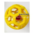 thumbnail image 3 of 9cm Hollow Ball Pet Toy For Dogs And Cats, With Christmas Bell, Made Of Tpr Plastic Rubber, Random Color, 3 of 3
