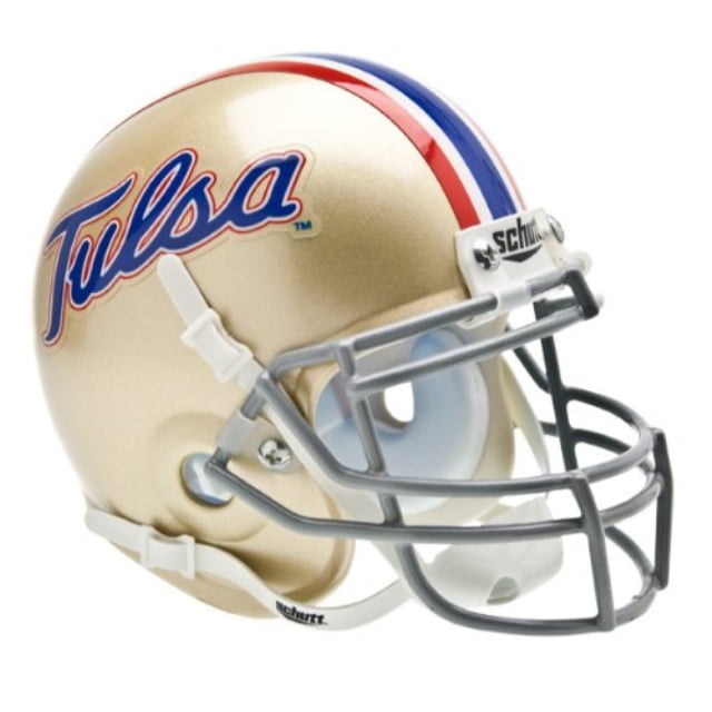 Schutt NCAA Tulsa Golden Hurricane Mini Authentic XP Football Helmet