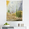 thumbnail image 1 of Colorful Tapestry, Van Gogh Style Italy Valley Rural Fields European Scenery Painting Print, Fabric Wall Hanging Decor for Bedroom Living Room Dorm, 5 Sizes, Multicolor, by Ambesonne, 1 of 1