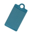 thumbnail image 3 of Premium Thickened PP Mini Washboard, Green Non-Slip Handheld Laundry Scrubber with Bottom Card Slot & Wavy Stripes, Space-Saving Hanging Design for Efficient Cleaning of Underwear, Socks, Towels &, 3 of 6