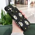 thumbnail image 2 of Compatible with Galaxy S21 Ultra Case Cute Daisy Pattern Camera Lens Protection Shockproof TPU Bumper Liquid Silicone Protective Cover Phone Cases for Samsung Galaxy S21 Ultra 5G 6.8"-Black, 2 of 13