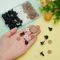 thumbnail image 3 of 50pcs Safety Eyes Cabochon Setting 12mm Craft Eye Bezel Tray with Plastic Washers for Amigurumi Puppet Crochet Plush Animal Making Work (Only Tray), 3 of 6