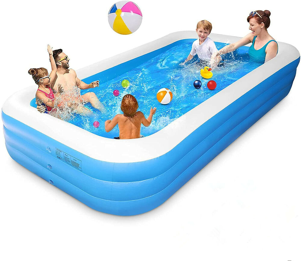 Dexusay Kids Pool Inflatable Swimming Pool Outdoor Garden Summer Adult & Kiddie Pools