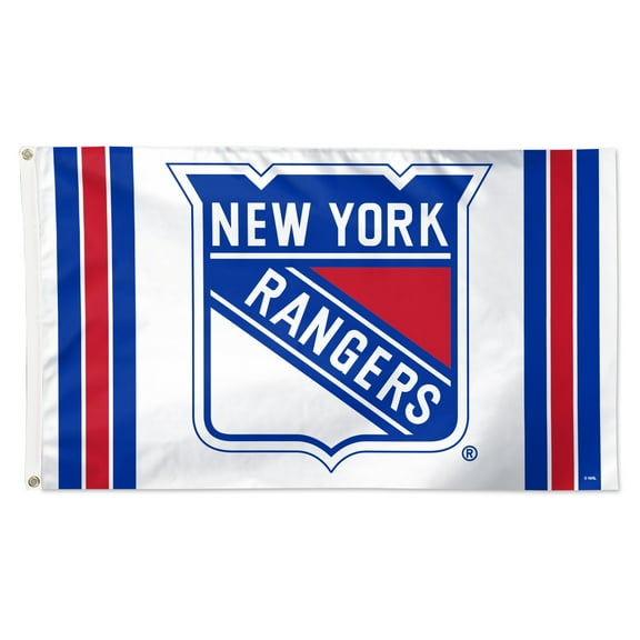 NHL New York Rangers Team Vertial Stripe 3' x 5' Deluxe Flag