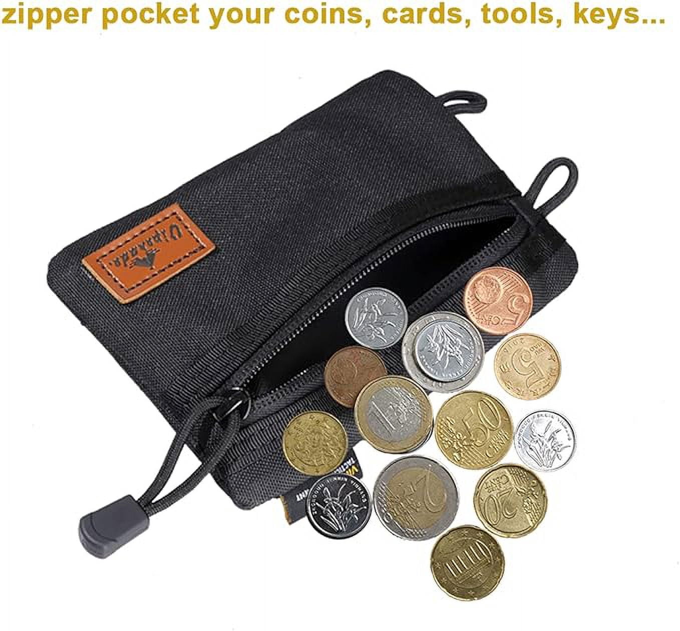 Viperade VE3 Nylon Tool Pouch Organizer with 4 Pockets, EDC Storage for Flashlight, Pocket Knife, Tactical Pen