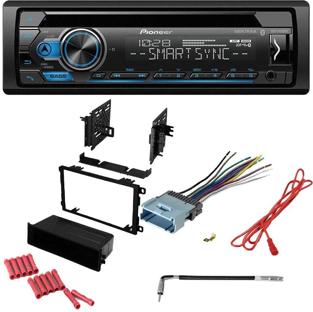 CACHÉ KIT6728 Bundle for 2005-2009 Pontiac G6 with Pioneer Single Din Car Stereo with Bluetooth Digital Media Receiver in Dash AM/FM Radio and Complete Installation Kit 5item