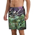 thumbnail image 2 of Rick And Morty Mens Swim Trunks Quick Dry Board Shorts With Mesh Lining, Beach Shorts Swimwear Bathing Suits, 2 of 7