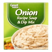 Great Value Onion Recipe Soup & Dip Mix, 2.5 oz