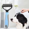 thumbnail image 4 of For Long Unkempt Hair Removal Comb Dog Brush Pink L, 4 of 5