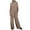 Khaki, variant on YUHAOTIN Female Sweatsuits for Women Set 2 Piece Hoodie Women Fashion Solid Casual Loose Slit Top Trousers High Collar Knitted Suit Maternity Outfits White Two Piece Outfits for Women