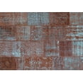 thumbnail image 1 of Ahgly Company Indoor Rectangle Patchwork Light Blue Transitional Area Rugs, 2' x 3', 1 of 4