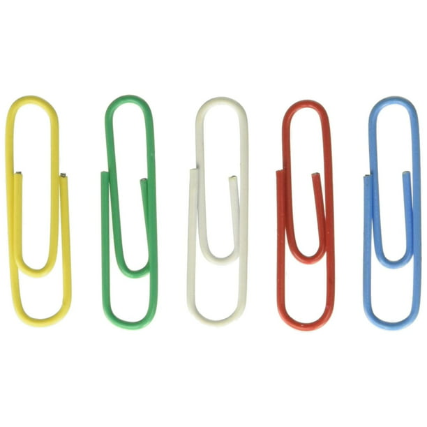 95001 1-Size 500 Vinyl Coated Wire Paper Clips, Manufacturer: Universal ...