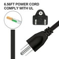 thumbnail image 2 of Recessed Power Strip with USB C PD 20W Fast Charge 4 Outlets 3 USB Built in Furniture 6.56ft Extension Cord, 2 of 6
