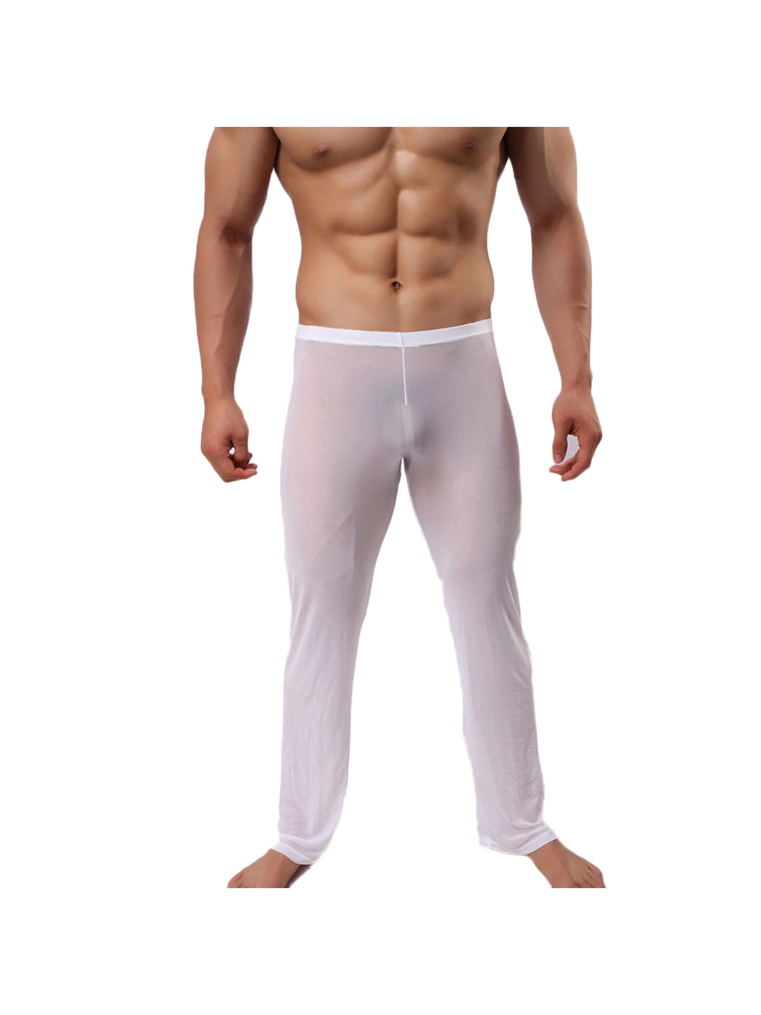 Wofupowga Mens Straight Leg Striped Breathable Casual Elastic Waist Slim Fit Pants 