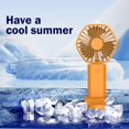 thumbnail image 7 of Matoen Handheld Mini Fan Portable USB Rechargeable Small Fan with Base Personal Desk Fan Super Compact Cooling Fan for Makeup, Home, Office, Travel, and Outdoor, 7 of 7