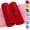 Red, variant on 10 Inch Deco Mesh Ribbon, Decorative Mesh Roll for Wreath Supplies Crafts Christmas Tree Garland Easter Valentine Mardi Gras Decoration (2 Rolls)